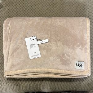 UGG tan throw blanket